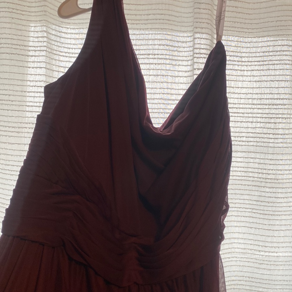 Davids bridal wine colored bridesmaid dress. Worn once